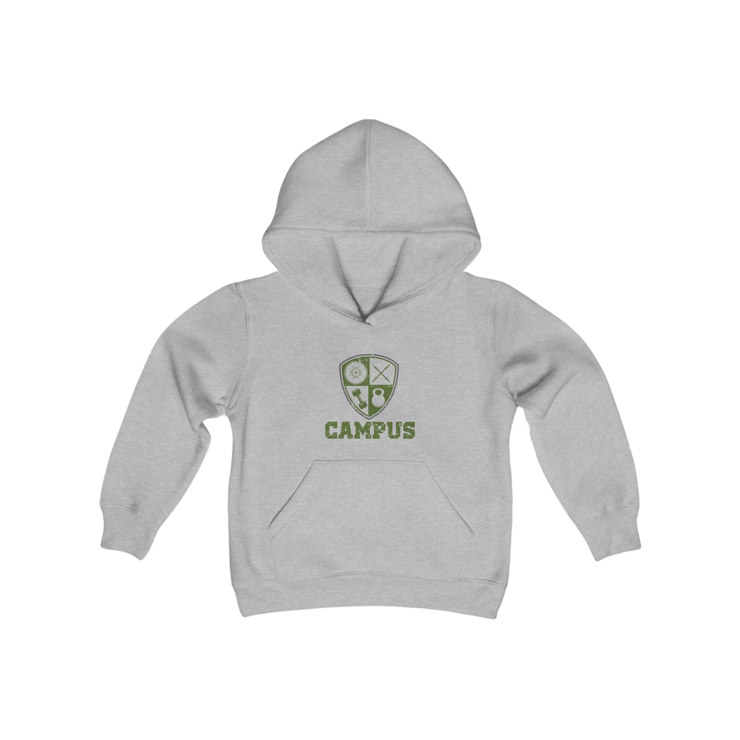 CAMPUS Youth Cotton Hoodie with Crest
