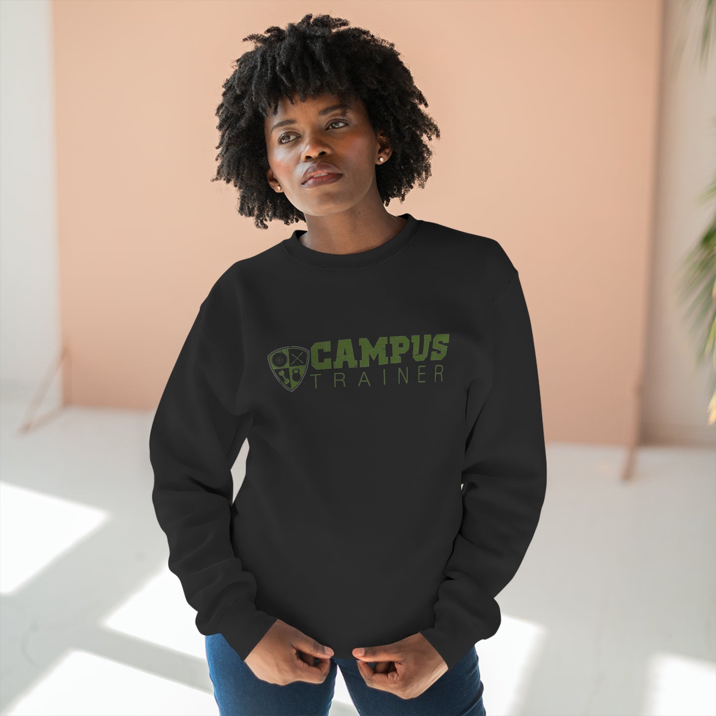 CAMPUS Trainer Edition - Unisex Premium Crewneck Sweatshirt