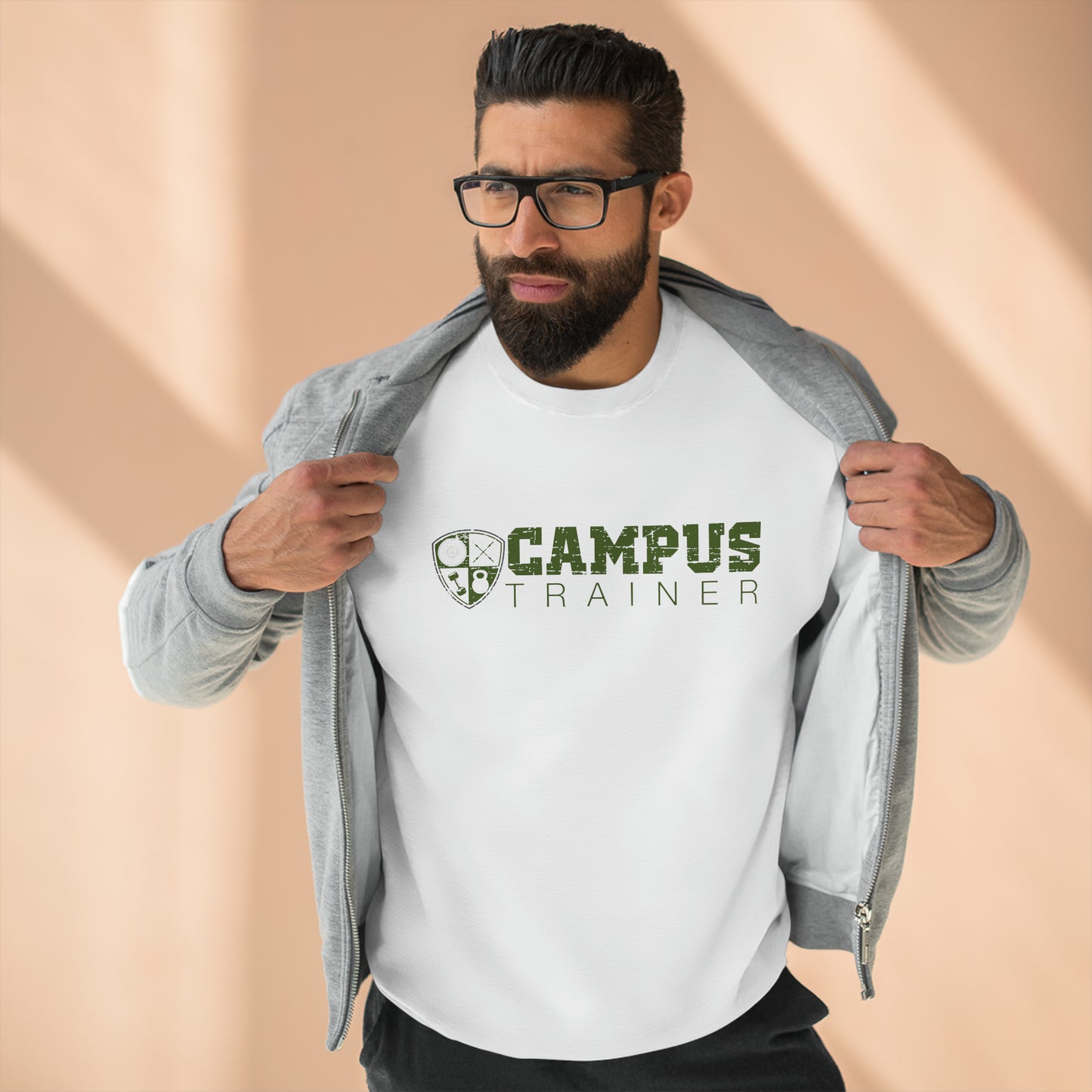 CAMPUS Trainer Edition - Unisex Premium Crewneck Sweatshirt