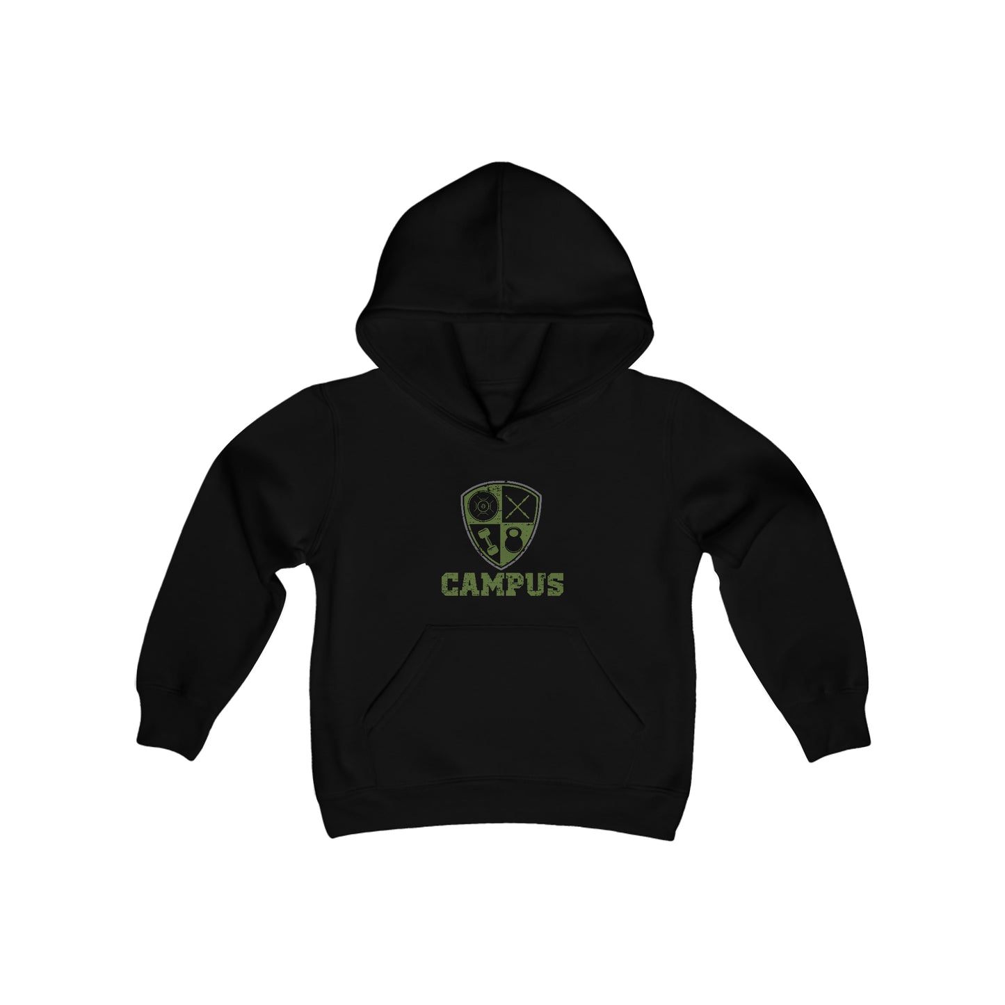 CAMPUS Youth Cotton Hoodie with Crest