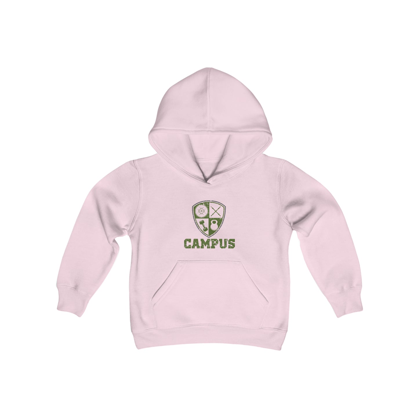 CAMPUS Youth Cotton Hoodie with Crest