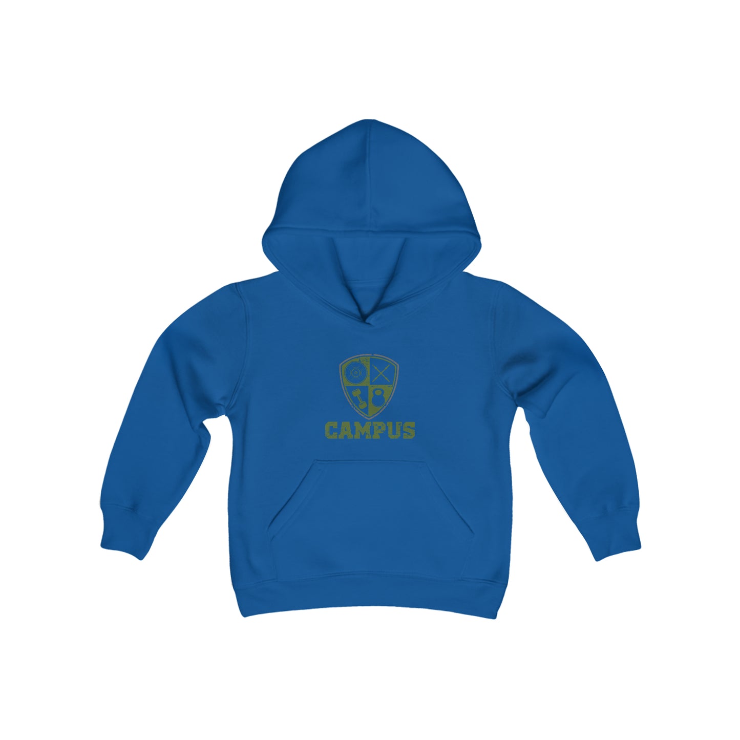 CAMPUS Youth Cotton Hoodie with Crest