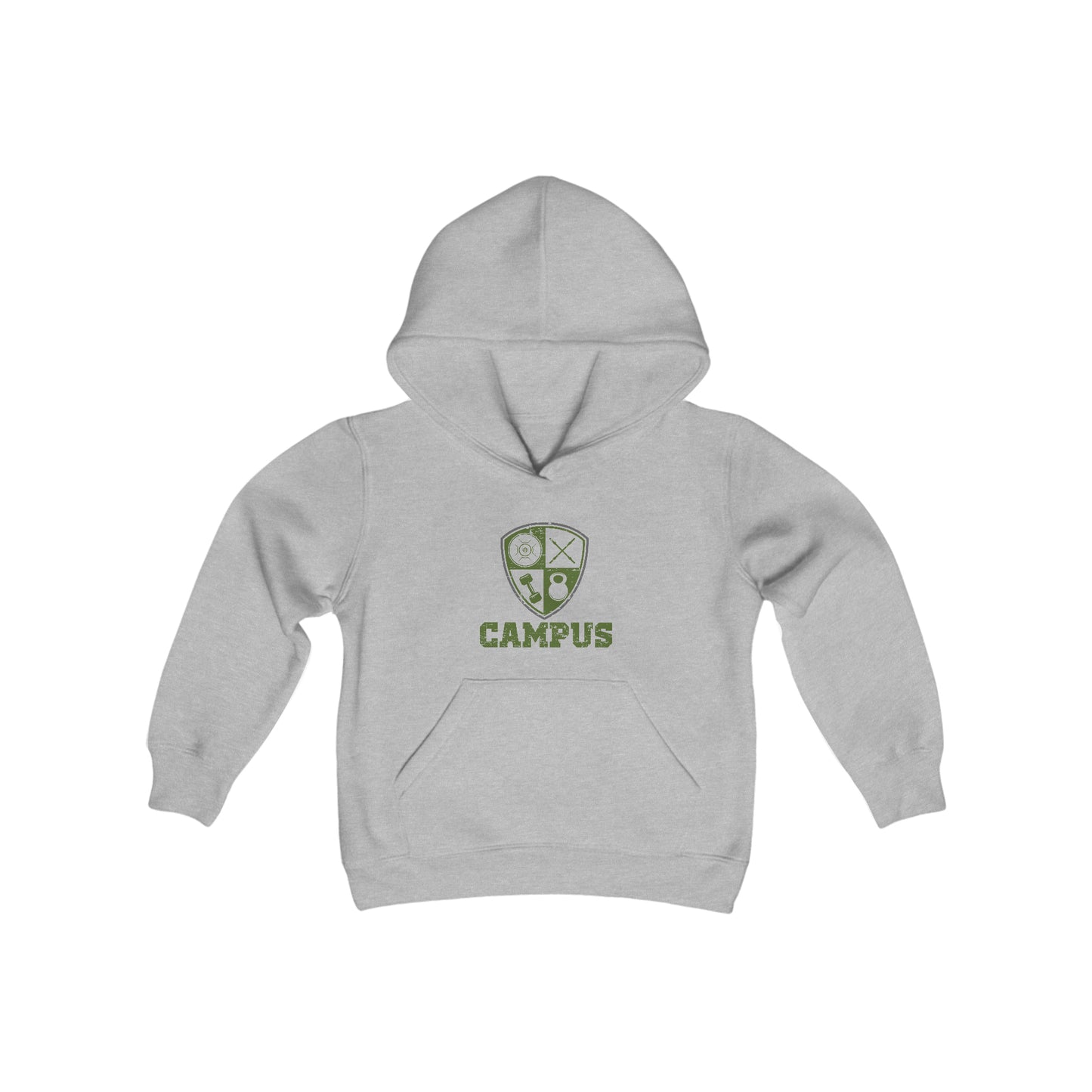 CAMPUS Youth Cotton Hoodie with Crest