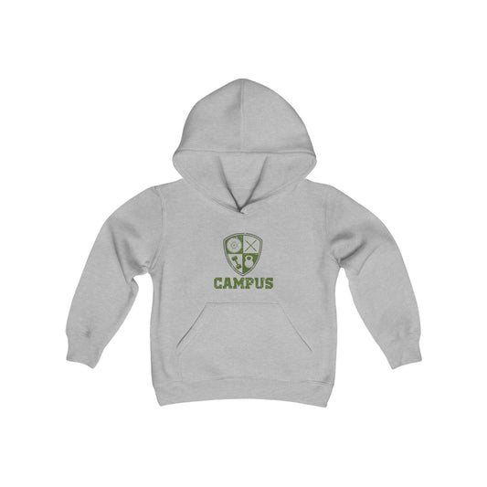 CAMPUS Youth Cotton Hoodie with Crest