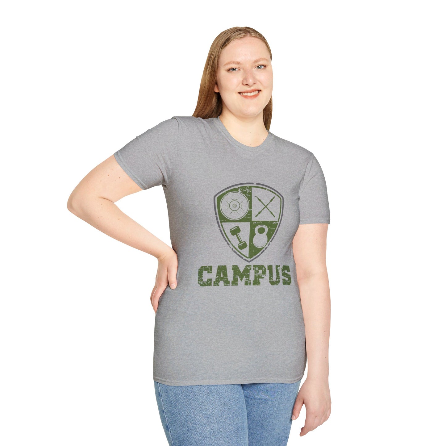 CAMPUS Crest T-Shirt [Unisex SoftStyle]