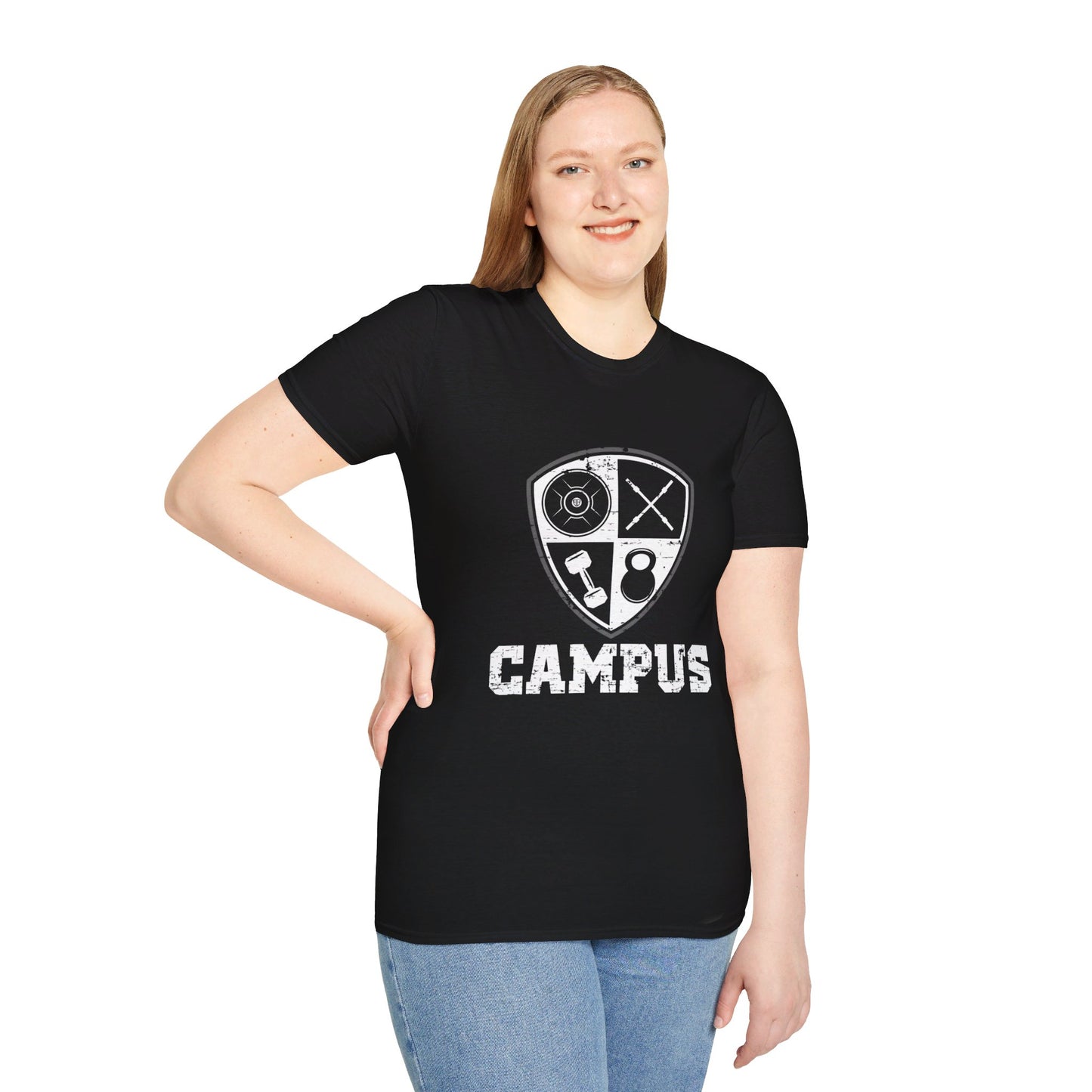 CAMPUS Crest T-Shirt [Unisex SoftStyle]