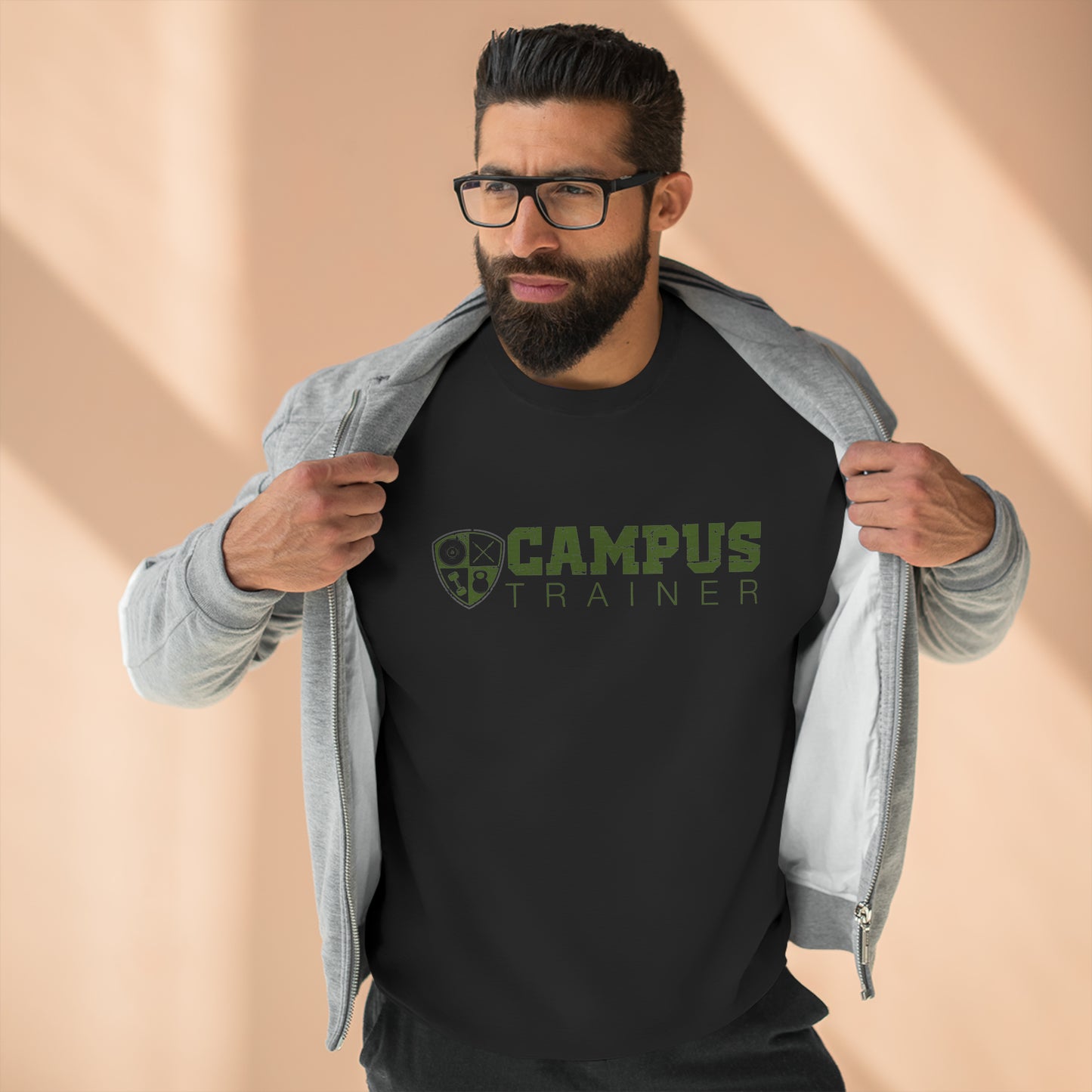 CAMPUS Trainer Edition - Unisex Premium Crewneck Sweatshirt