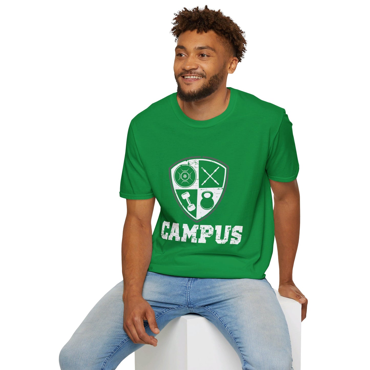 CAMPUS Crest T-Shirt [Unisex SoftStyle]