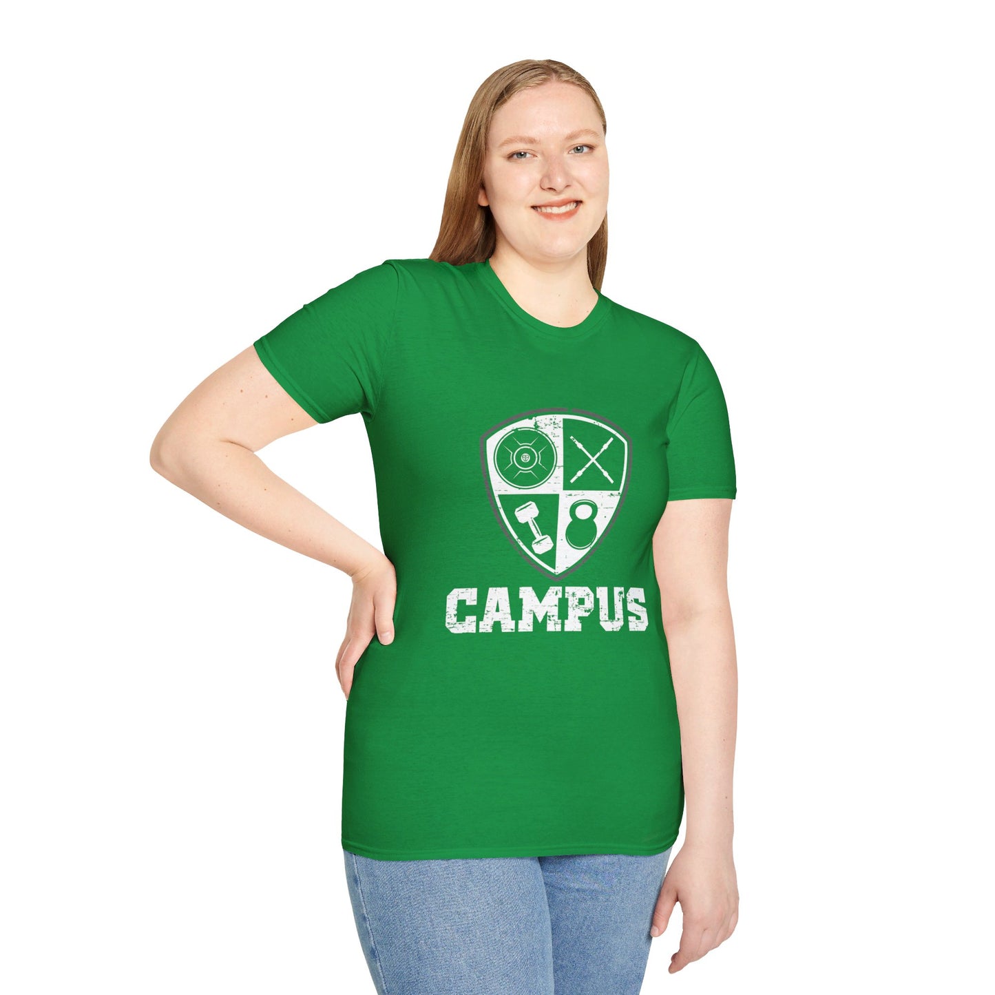 CAMPUS Crest T-Shirt [Unisex SoftStyle]