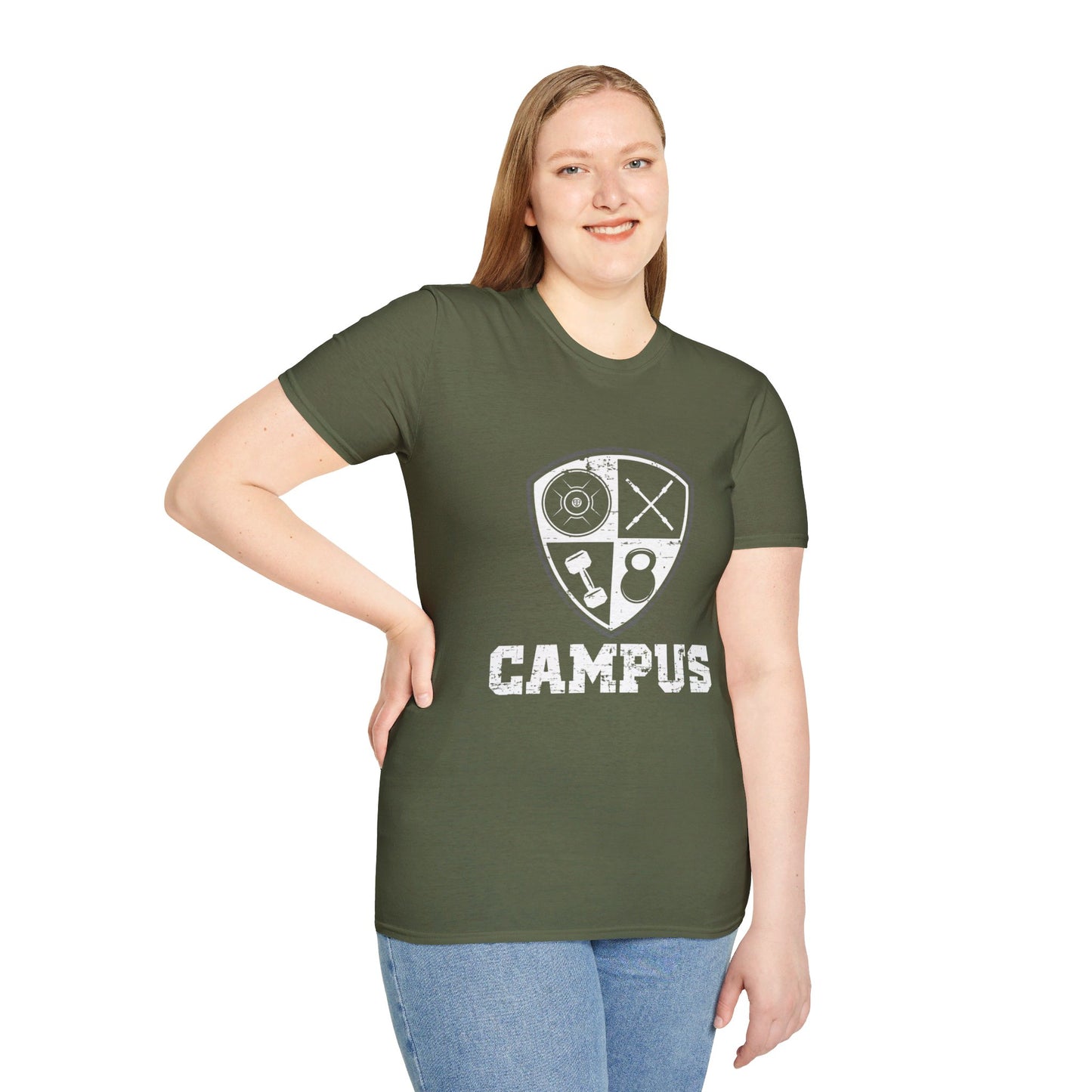 CAMPUS Crest T-Shirt [Unisex SoftStyle]