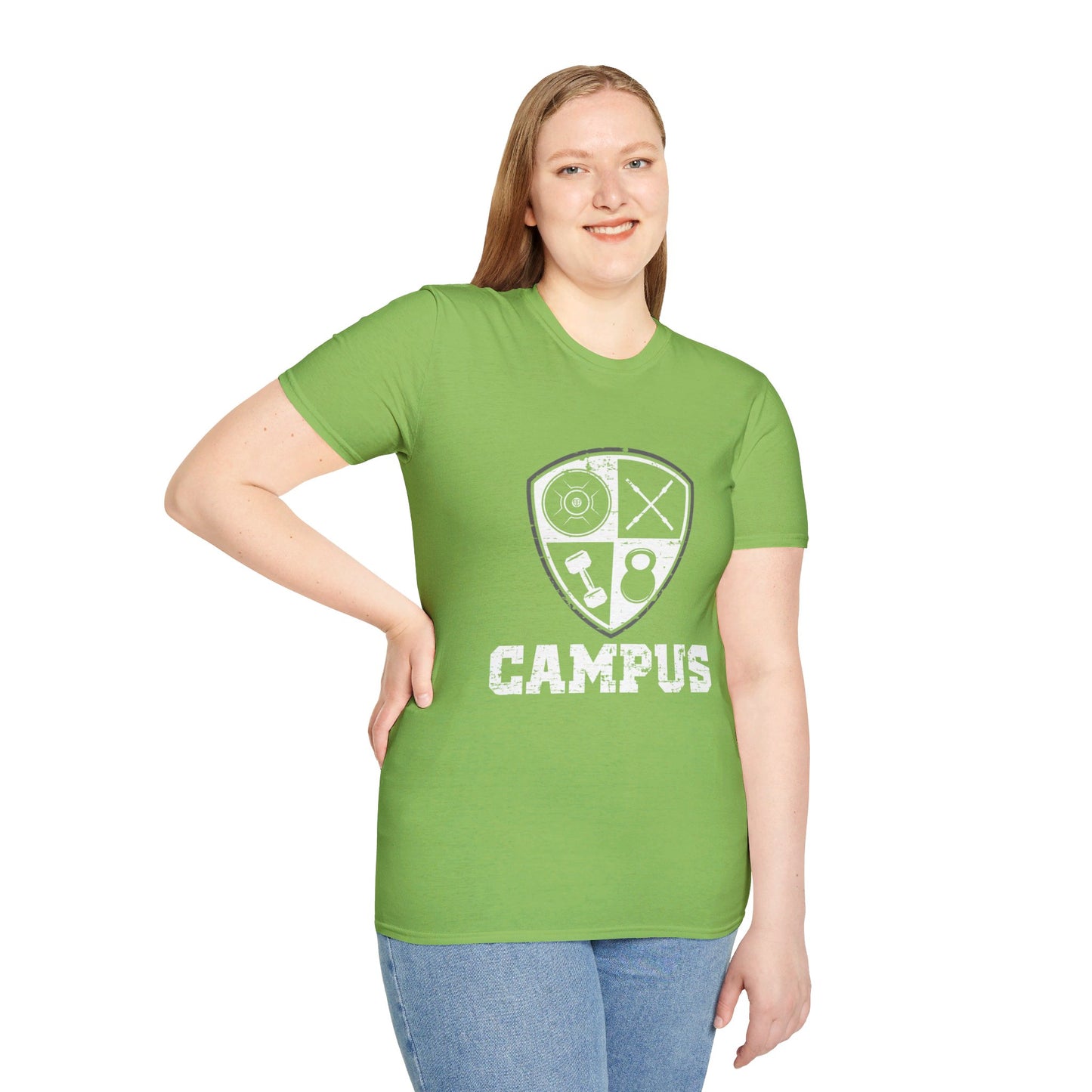 CAMPUS Crest T-Shirt [Unisex SoftStyle]