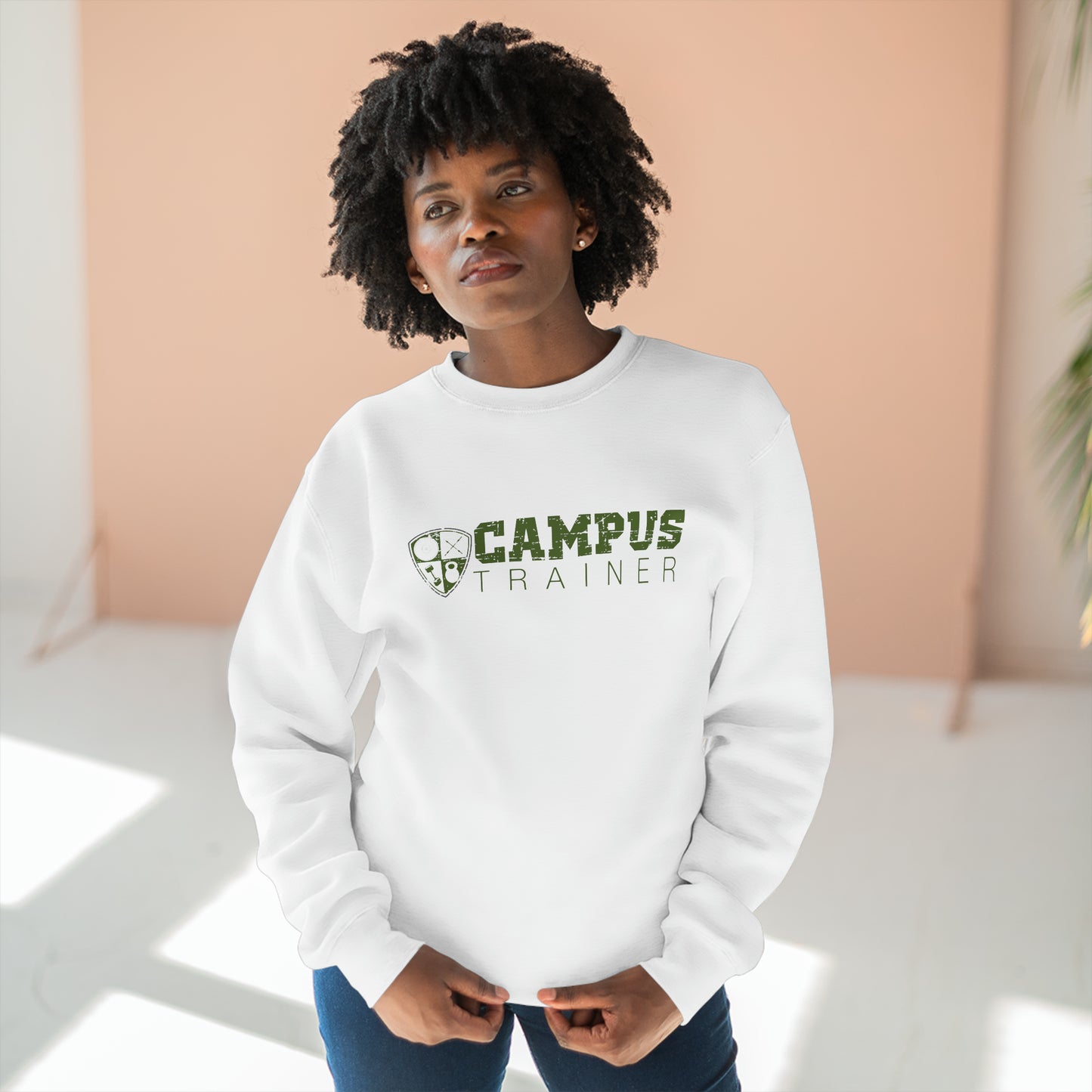 CAMPUS Trainer Edition - Unisex Premium Crewneck Sweatshirt